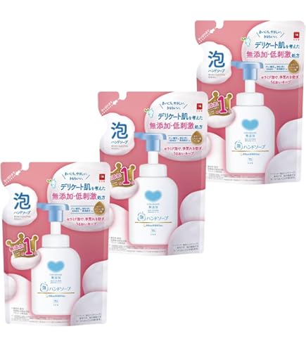 Amazon.co.jp: カウブランド 無添加 泡のハンドソープ ポンプ 360mL